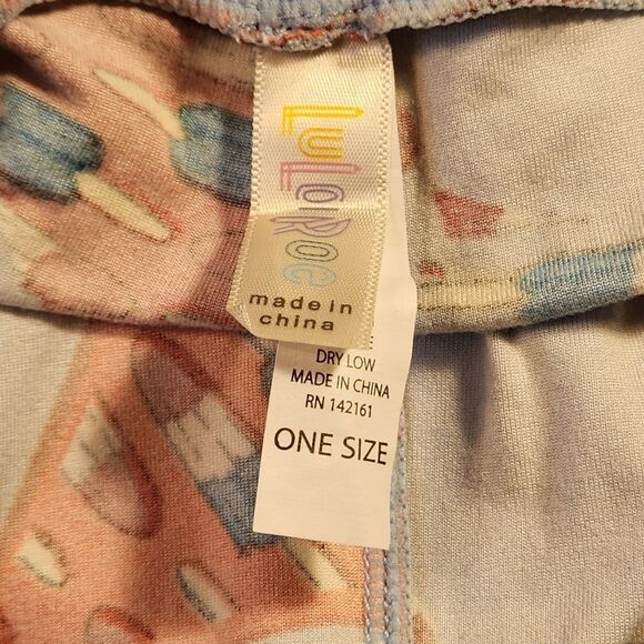 Lularoe Leggings Popsicles OS One Size Summer Picnic - Picture 3 of 3